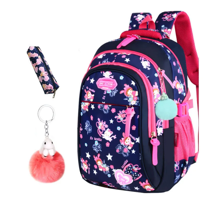 Фото Женский Школьный рюкзак Модный водонепроницаемый нейлоновый для девочек