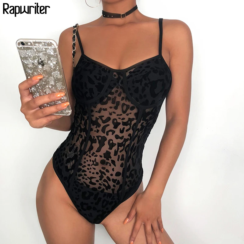 Rapwriter Perspective Mesh Vintage Leopard Sexy Bodysuits Women 2020 V Neck Sleeveless Bodycon Sheer Open Crotch Summer Bodysuit
Rapwriter Perspective Mesh Vintage Leopard Sexy Bodysuits Women 2020 V Neck Sleeveless Bodycon Sheer Open Crotch Summer Bodysuit