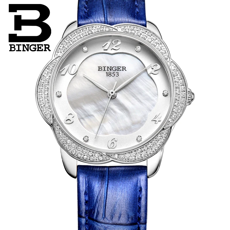 Petal Design 2016 New Fashion Watches For Women Dress Clock BINGER Quartz Leatchr Watches 100m Water Resistant B-3028L
Petal Design 2016 New Fashion Watches For Women Dress Clock BINGER Quartz Leatchr Watches 100m Water Resistant B-3028L