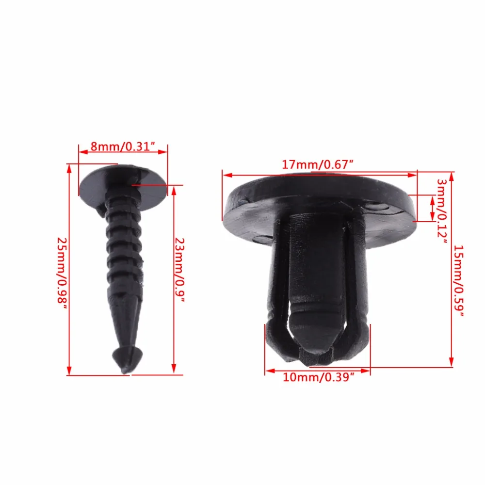QILEJVS 10 Pcs/set Black Plastic Car Bumper Fastener Trim Clip Rivets For Renault Clio Laguna Megane Espace New
QILEJVS 10 Pcs/set Black Plastic Car Bumper Fastener Trim Clip Rivets For Renault Clio Laguna Megane Espace New
