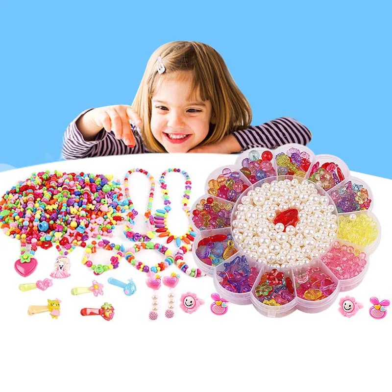DIY Acrylic Beads Kit Children Kid Bracelet Necklace Girl Boy Making Girl Toy Mixed Bead Set With Box
DIY Acrylic Beads Kit Children Kid Bracelet Necklace Girl Boy Making Girl Toy Mixed Bead Set With Box