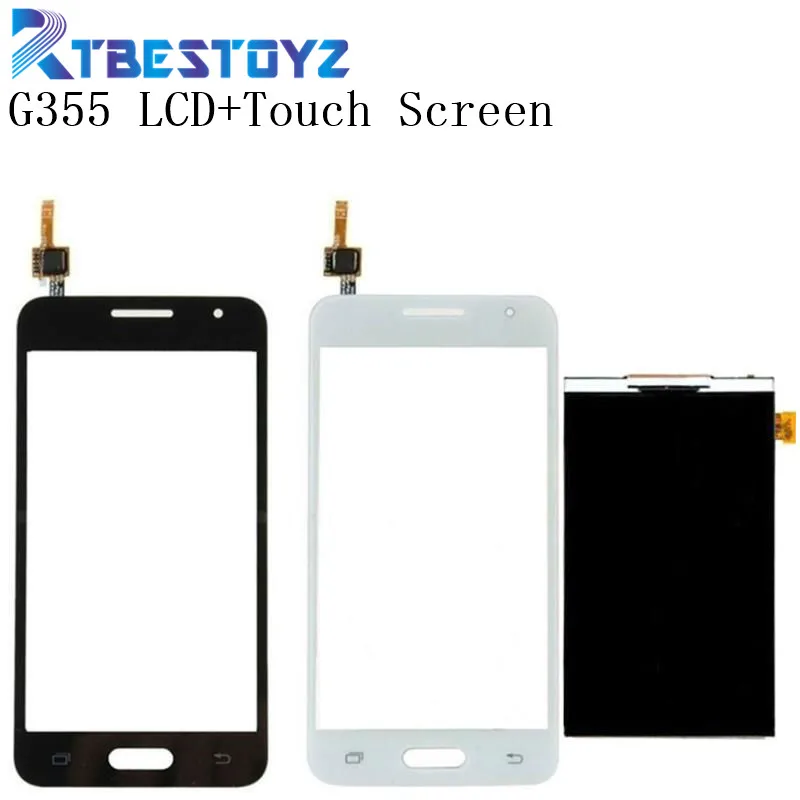 RTBESTOYZ Original LCD Display + Digitizer Touch Screen Replacement Parts For Samsung DUOS Core 2 SM-G355H G355M G355H G355
RTBESTOYZ Original LCD Display + Digitizer Touch Screen Replacement Parts For Samsung DUOS Core 2 SM-G355H G355M G355H G355