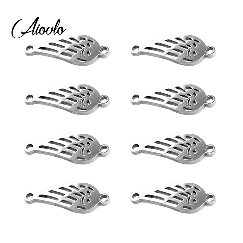 10pcs/lot Stainless Steel FeatherCharm Connector for Bracelet Necklace Hollow Pendants Diy Jewelry Making Wholesale Lots Bulk
10pcs/lot Stainless Steel FeatherCharm Connector for Bracelet Necklace Hollow Pendants Diy Jewelry Making Wholesale Lots Bulk