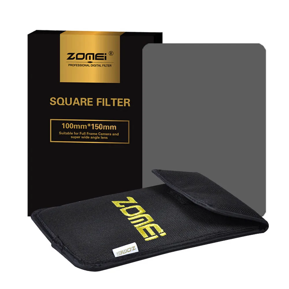 

Zomei 150*100mm ND Square Filter ND2 ND4 ND8 ND16 Neutral Density Grey Filter For Cokin Z-Pro Lee Hitech 4x4" 4x6" 100mm Holder