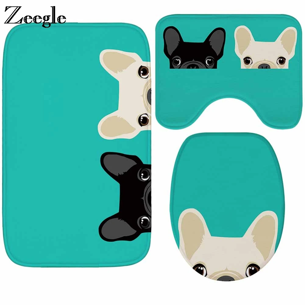 Zeegle Dog Head Dog Printed Bathroom Mats Anti skid Carpet For Bathroom Bathroom Rug Set Absorbent Bath Mat Set Toilet Rugs
Zeegle Dog Head Dog Printed Bathroom Mats Anti skid Carpet For Bathroom Bathroom Rug Set Absorbent Bath Mat Set Toilet Rugs