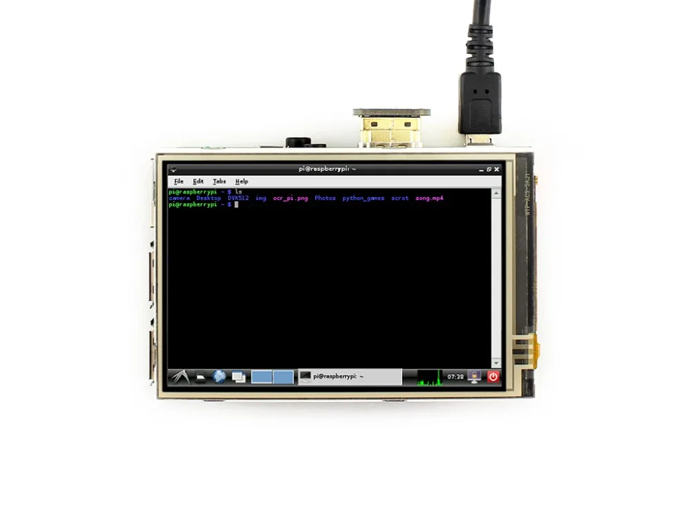 3.5inch HDMI LCD 480x320, Resistive Touch Screen LCD Tablet, HDMI interface, IPS Screen, Designed for Raspberry Pi
3.5inch HDMI LCD 480x320, Resistive Touch Screen LCD Tablet, HDMI interface, IPS Screen, Designed for Raspberry Pi