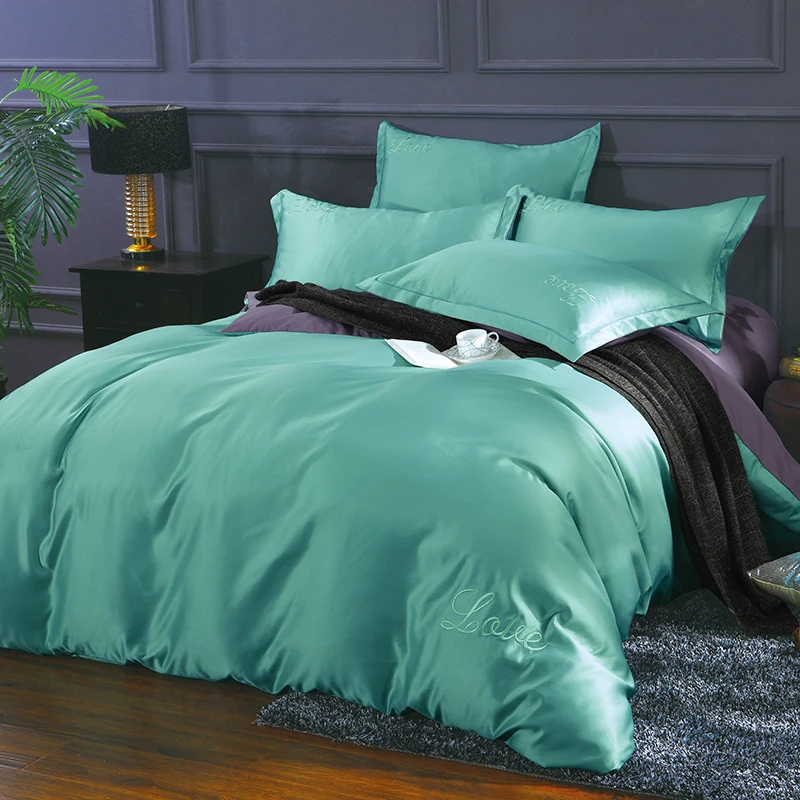 4Pcs Silk embroidery Luxury Bedding Sets/Bedclothes King Queen size Duvet Cover Bed Sheet Linens set Pillowcases
4Pcs Silk embroidery Luxury Bedding Sets/Bedclothes King Queen size Duvet Cover Bed Sheet Linens set Pillowcases