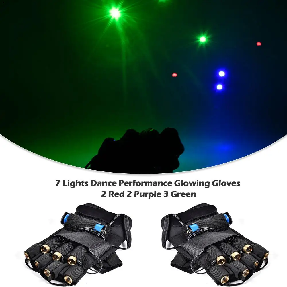 Laser Gloves Dancing Stage Show Gloves Light With 7Pcs Lasers LED Palm Light Three Color For DJ Club/Party/Bars Street Dances EU
Laser Gloves Dancing Stage Show Gloves Light With 7Pcs Lasers LED Palm Light Three Color For DJ Club/Party/Bars Street Dances EU