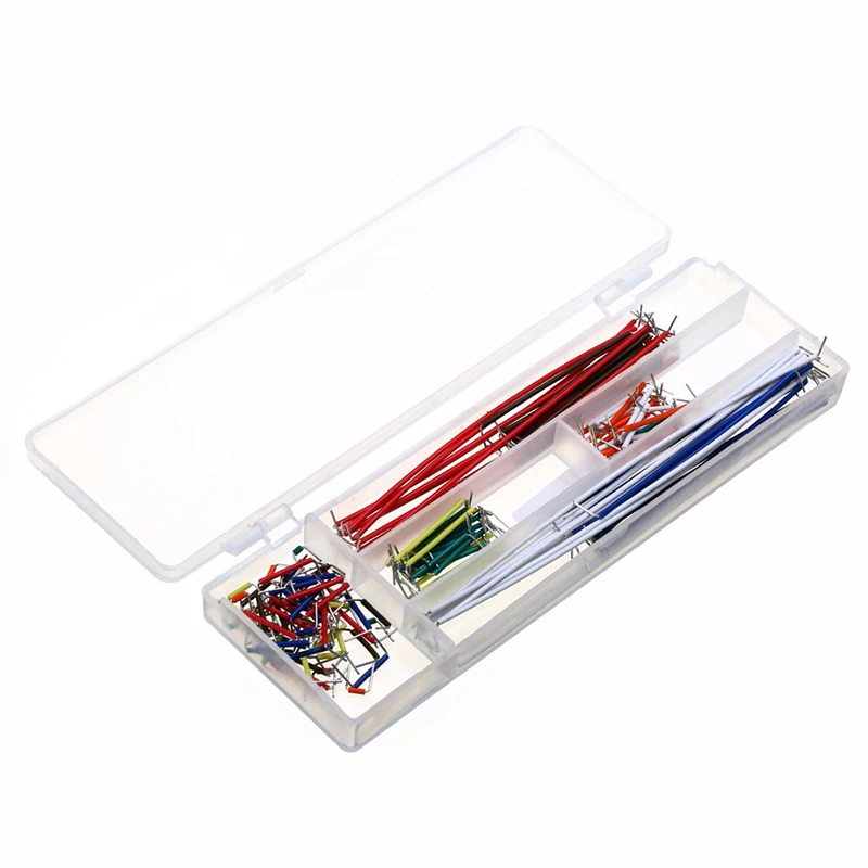 140 pcs U Shape Solderless Breadboard Jumper Cable Wire Kit For Arduino Shield For Raspberry Pi Bread board Diy Electronic Set
140 pcs U Shape Solderless Breadboard Jumper Cable Wire Kit For Arduino Shield For Raspberry Pi Bread board Diy Electronic Set