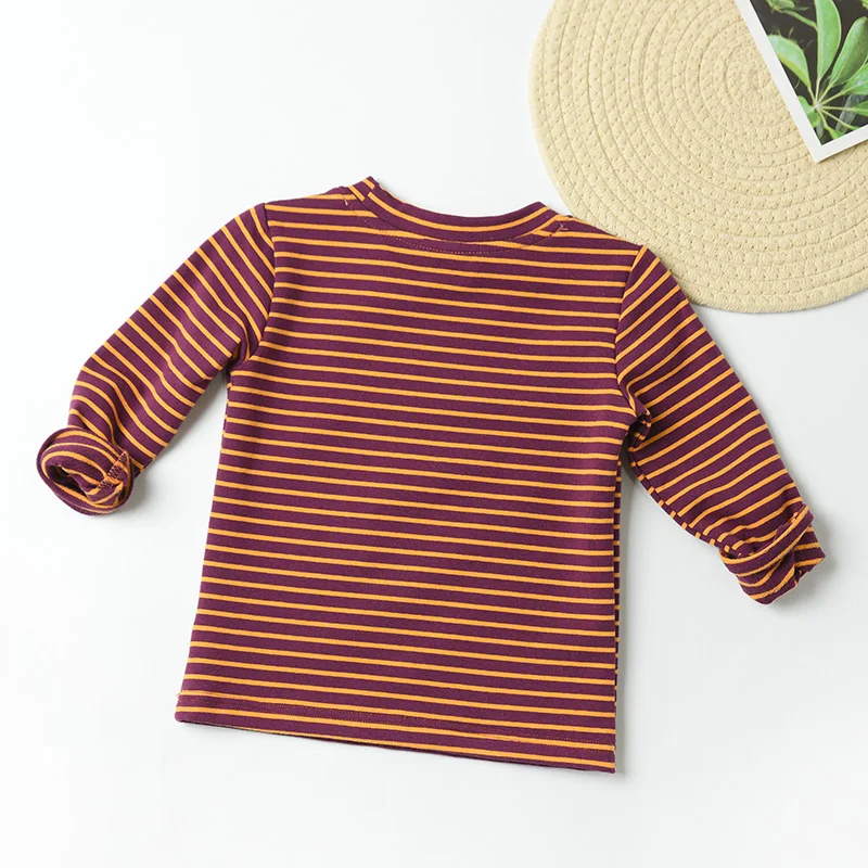 Kids Long Sleeve T shirt Spring Autumn Striped Boy Tops Tee Casual Cotton Children Clothing for Girls 1-9y RT527 
Kids Long Sleeve T shirt Spring Autumn Striped Boy Tops Tee Casual Cotton Children Clothing for Girls 1-9y RT527