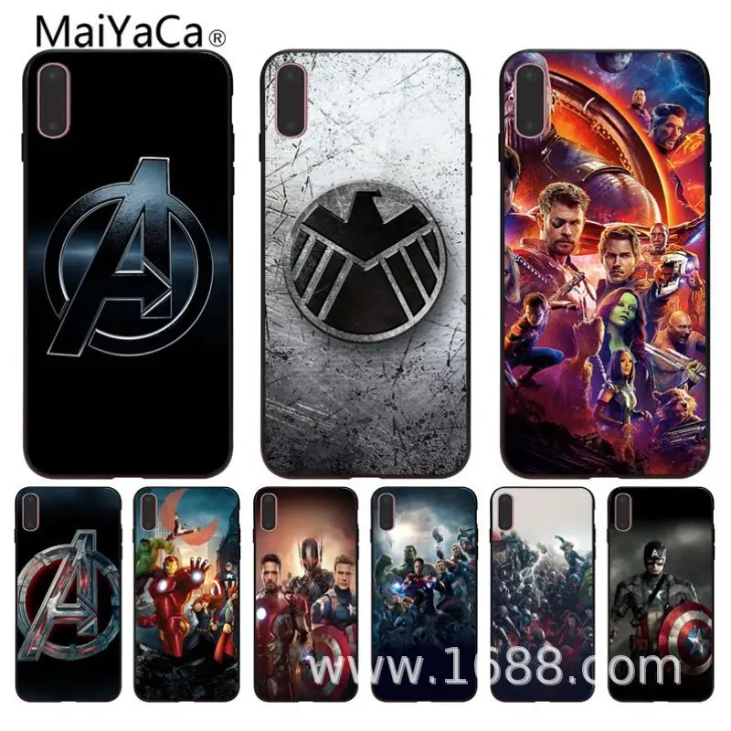 MaiYaCa Marvel Comics это Мстители для iphone 6s чехол 5 5s 5c SE 6 plus 7 7plus 8 8plus X|Чехлы-накладки| |