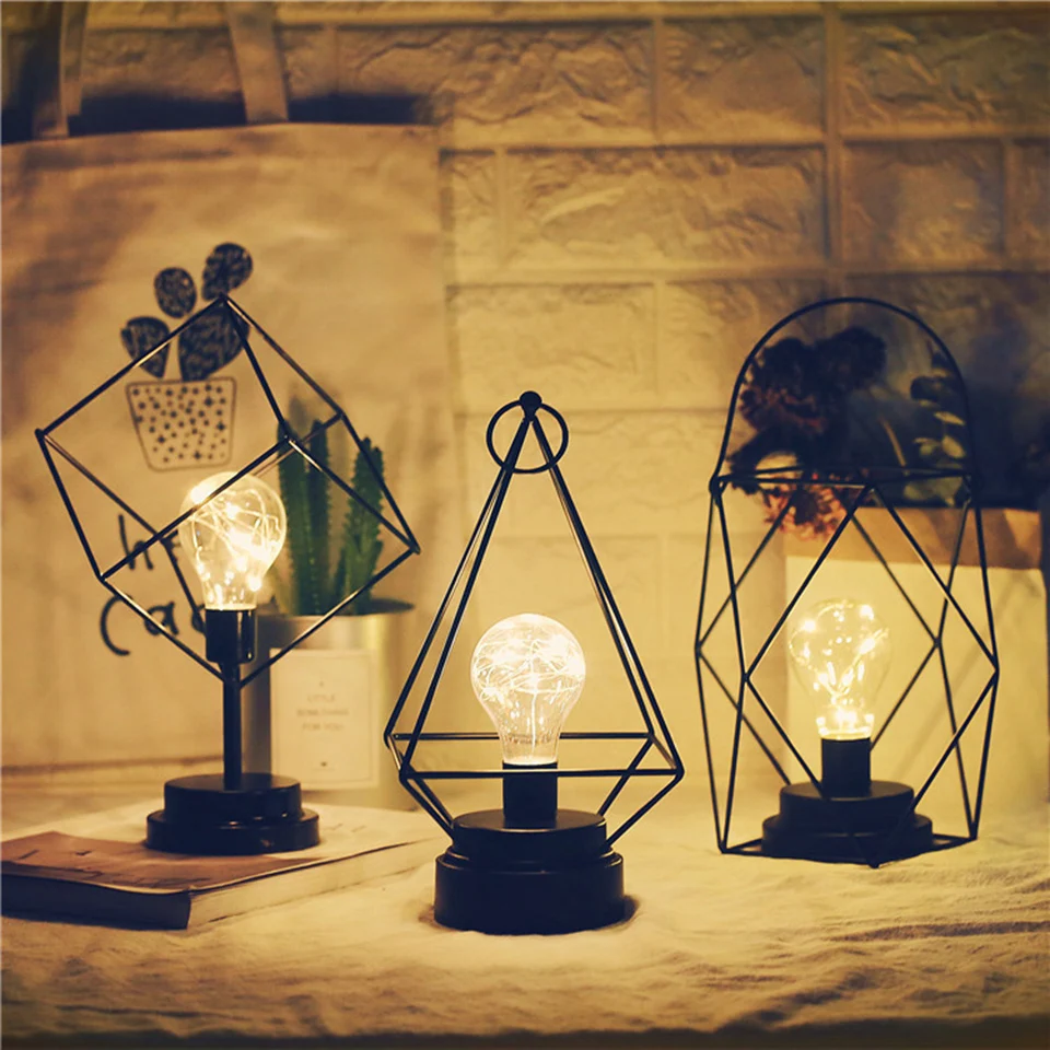 Xsky Nordic Retro Table Lamp Black Iron Minimalist Copper Wire Night Light Creative 3D Vintage Wrought Iron Lamp Battery Powered
Xsky Nordic Retro Table Lamp Black Iron Minimalist Copper Wire Night Light Creative 3D Vintage Wrought Iron Lamp Battery Powered