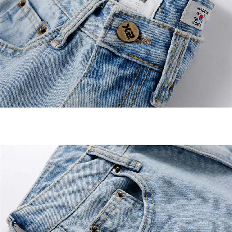 Retro Jeans Woman 2020 High Waist Ripped Jeans Ladies Chic Straight Jeans Trousers Light Blue Denim Blue Femme Jean Ankle Length
Retro Jeans Woman 2020 High Waist Ripped Jeans Ladies Chic Straight Jeans Trousers Light Blue Denim Blue Femme Jean Ankle Length