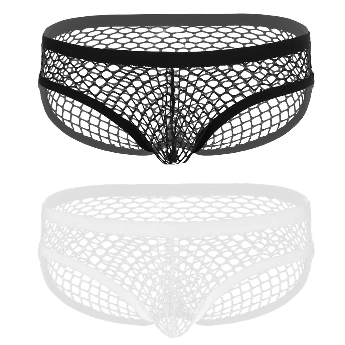 iEFiEL Men Lingerie Breathable See Through Fishnet Sexy Panties Exotic Briefs Low Rise Bulge Pouch Bikini Sissy Briefs Underwear
iEFiEL Men Lingerie Breathable See Through Fishnet Sexy Panties Exotic Briefs Low Rise Bulge Pouch Bikini Sissy Briefs Underwear