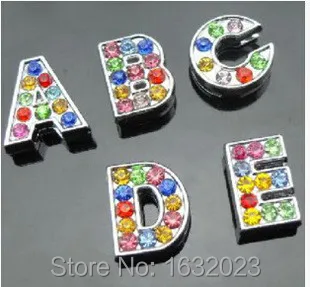8MM Colorized Full Rhinestone Slide Letters"A-Z""Letters Choose Freely"(52 pcs/lot)Fit DIY Wristband Bracelet Wholesale SL18
8MM Colorized Full Rhinestone Slide Letters"A-Z""Letters Choose Freely"(52 pcs/lot)Fit DIY Wristband Bracelet Wholesale SL18