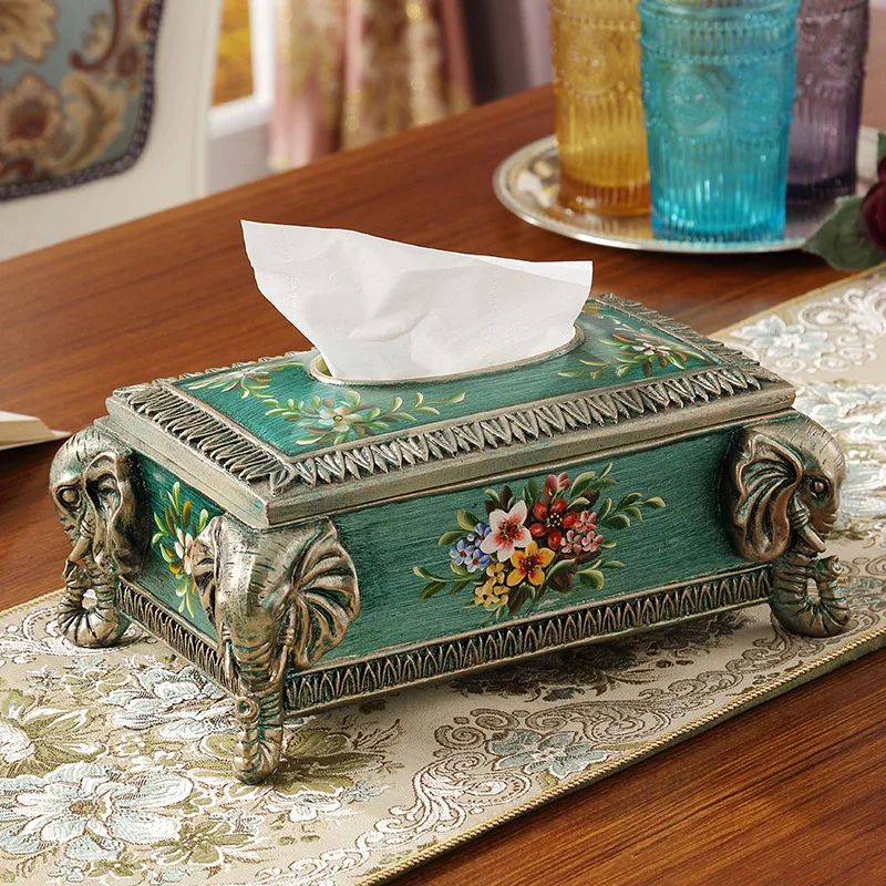 Roco Randy series of European box luxury retro box living room decoration Home Furnishing napkin box
Roco Randy series of European box luxury retro box living room decoration Home Furnishing napkin box