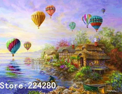 Village in a hot air Balloon Needlework,Cross stitch,14CT Unprinted Embroidery kits Arts Cross-Stitching,DIY Handmade Decor
Village in a hot air Balloon Needlework,Cross stitch,14CT Unprinted Embroidery kits Arts Cross-Stitching,DIY Handmade Decor