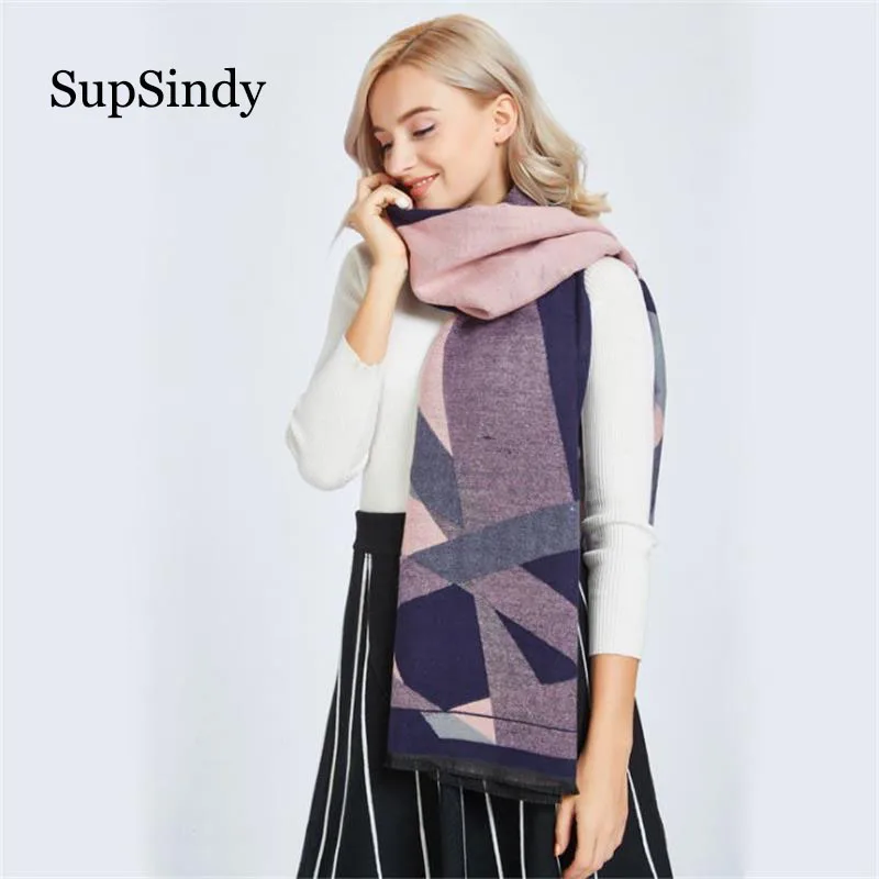 Шарф женский зимний SupSindy, мягкий, кашемировый, шерстяной, с геометрическим узором
Шарф женский зимний SupSindy, мягкий, кашемировый, шерстяной, с геометрическим узором