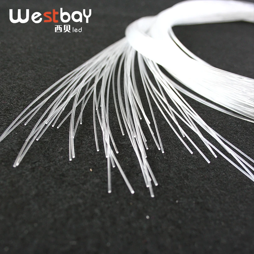Пластмассовый оптоволоконный светильник Westbay 0 75 мм ПММА 2 м * 300 шт.|fiber computer|fiber optic