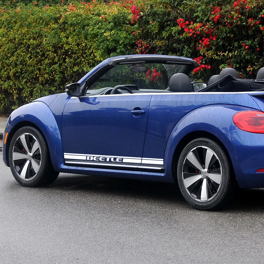 2 Pcs Car Styling Beetle Side Stripe Skirt Stickers Racing Motorsports Line Graphics Decal for Volkswagen Beetle Accessories
2 Pcs Car Styling Beetle Side Stripe Skirt Stickers Racing Motorsports Line Graphics Decal for Volkswagen Beetle Accessories