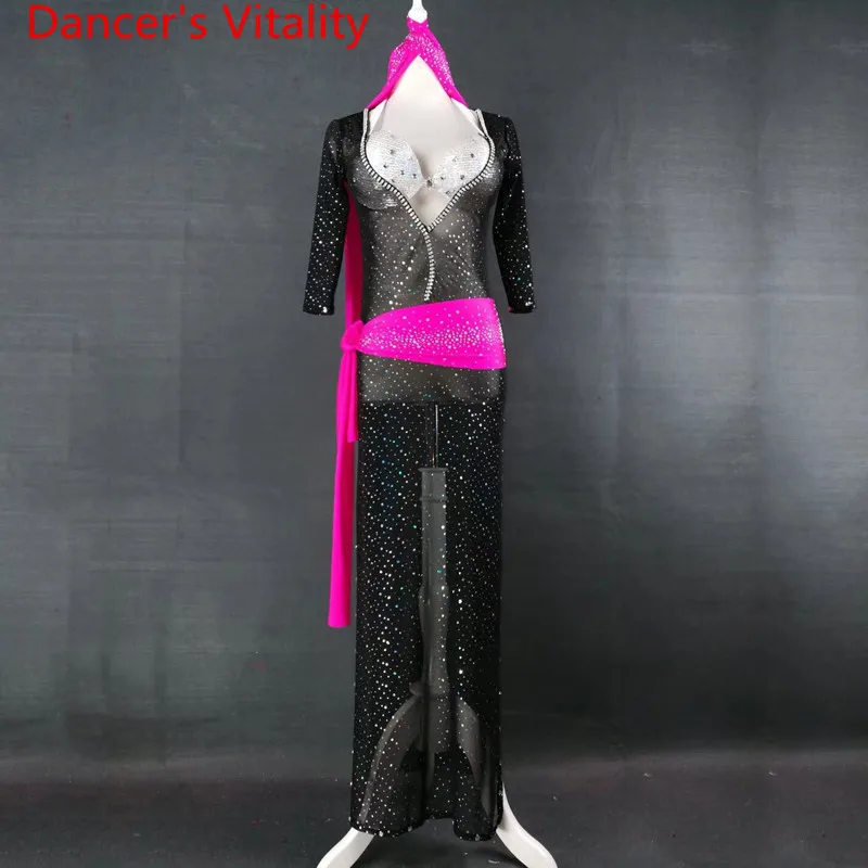 Customized Belly Dance Practice Sparkling Rhinestone Dress Bra Belt Oriental Indian Dance Wear Performance Costume Clothes Suit
Customized Belly Dance Practice Sparkling Rhinestone Dress Bra Belt Oriental Indian Dance Wear Performance Costume Clothes Suit