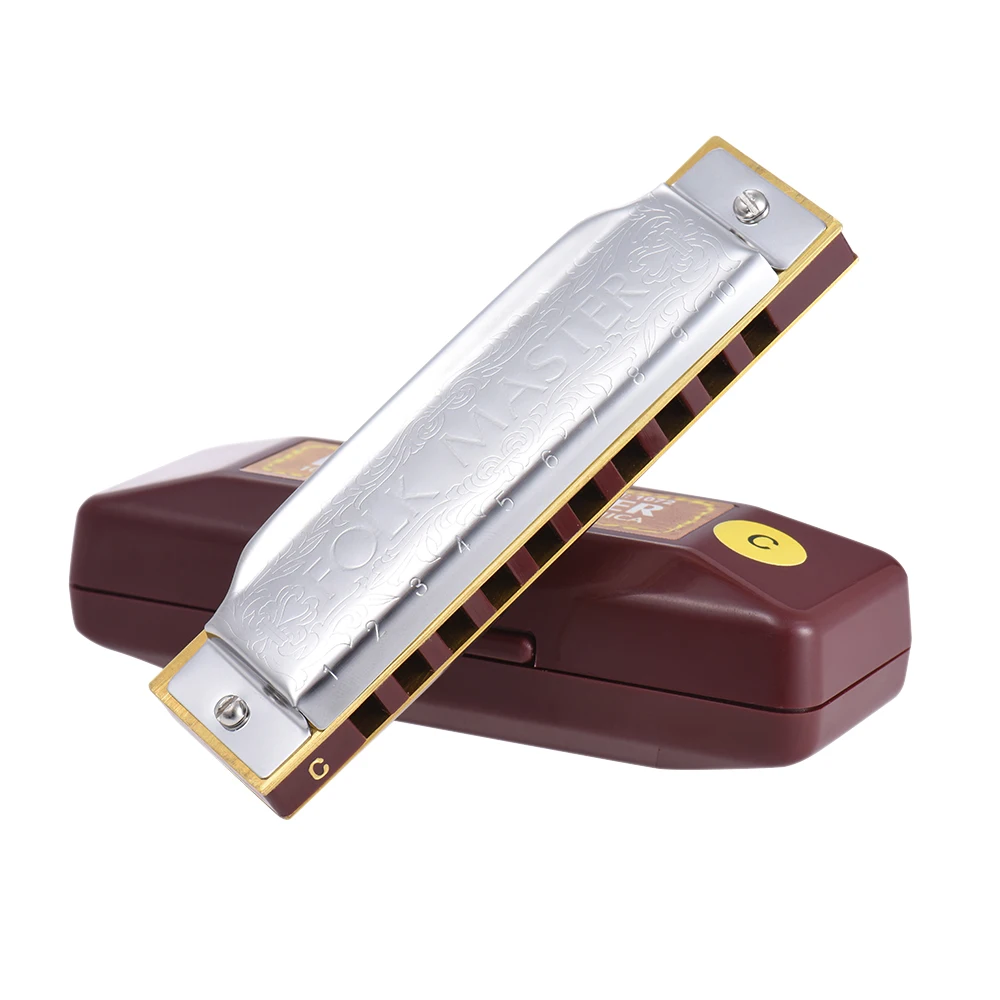 Suzuki Harmonica 1072-C Folkmaster Standard 10-Hole Diatonic Harmonica Key of C 20 Tone for Beginner Student
Suzuki Harmonica 1072-C Folkmaster Standard 10-Hole Diatonic Harmonica Key of C 20 Tone for Beginner Student