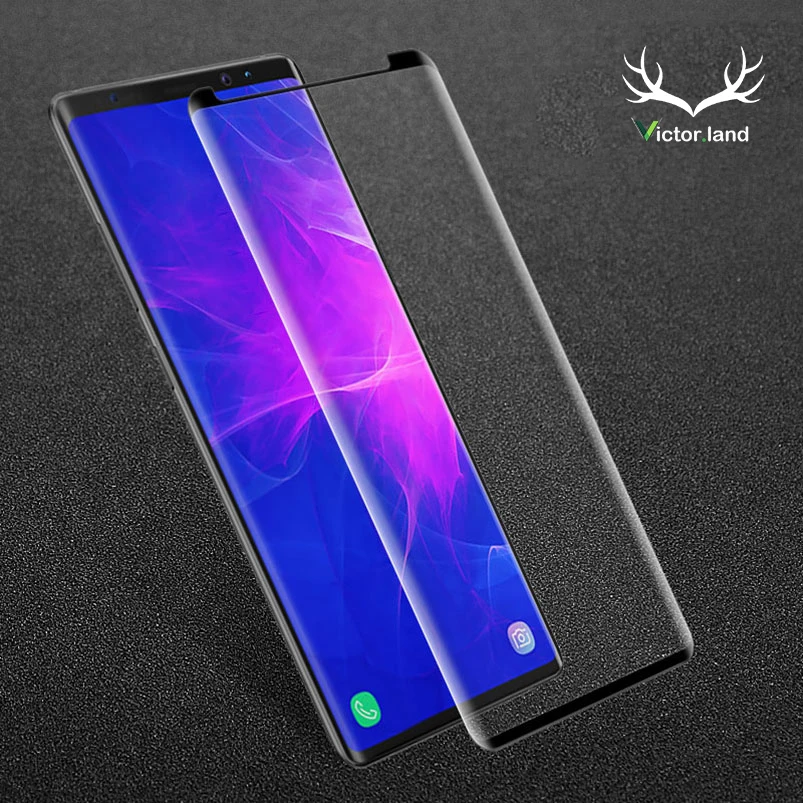 Закаленное стекло с закругленными краями Защитная пленка для Samsung galaxy Note 10 Plus 9 8 S10