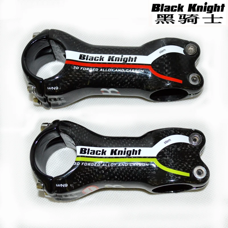 Black knight road bike 3K carbon fibre bicycle stem MTB cycling parts fork stems carbon 31.8mm 60-130mm
Black knight road bike 3K carbon fibre bicycle stem MTB cycling parts fork stems carbon 31.8mm 60-130mm