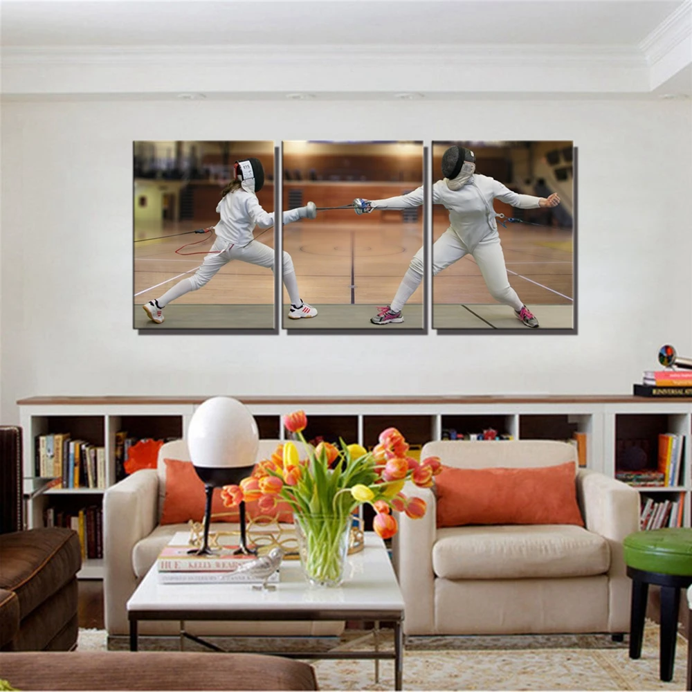 Hallway Gym Wall Art Canvas Prints Fencing Poster Canvas Paintings for Bedroom Office Home Wall Decor Drop Shipping Custom
Hallway Gym Wall Art Canvas Prints Fencing Poster Canvas Paintings for Bedroom Office Home Wall Decor Drop Shipping Custom