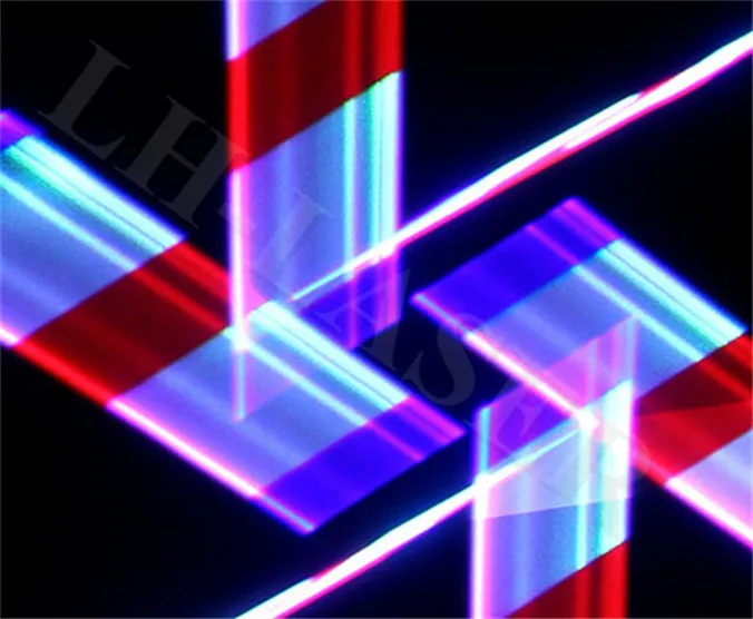 Потрясающий 2 Вт 3D лазерный свет/2 RGB Полноцветный rgb лазерсветильник с 2d/3d