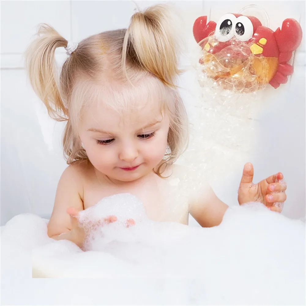 Baby Bath Toys Bubble Crabs for Children Funny Automatic Bubble Bathtub Pool Swimming Soap Machine Kids ABS Newborn Gift Water
Baby Bath Toys Bubble Crabs for Children Funny Automatic Bubble Bathtub Pool Swimming Soap Machine Kids ABS Newborn Gift Water