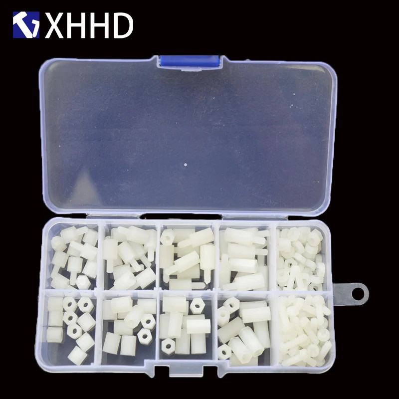 M3 White Nylon Column Male Female Standoff Pillar Thread Plastic Hexagon PCB Motherboard Spacer Screw Nut Set Assortment Kit Box
M3 White Nylon Column Male Female Standoff Pillar Thread Plastic Hexagon PCB Motherboard Spacer Screw Nut Set Assortment Kit Box