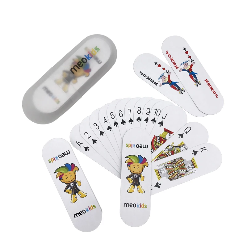 Hot Creative Strip Paper Poker Texas Hold'em Paper Playing Cards Baccarat Smooth Bridge Poker Cards For Children Gift Board Game
Hot Creative Strip Paper Poker Texas Hold'em Paper Playing Cards Baccarat Smooth Bridge Poker Cards For Children Gift Board Game