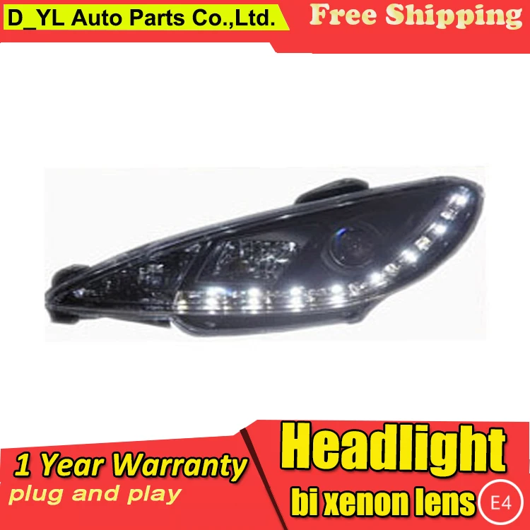 D_YL Car Styling for Peugeot 206 Headlights 2005-2008 Peugeot 206 LED Headlight DRL Lens Double Beam H7 HID Xenon bi xenon lens
D_YL Car Styling for Peugeot 206 Headlights 2005-2008 Peugeot 206 LED Headlight DRL Lens Double Beam H7 HID Xenon bi xenon lens