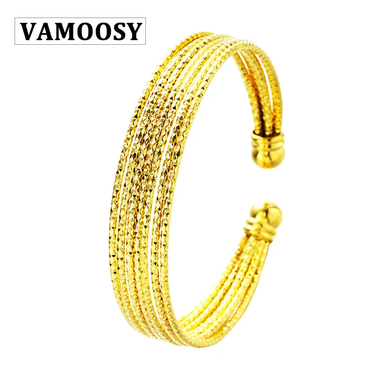 VAMOOSY fashion open bracelet Bohemian round coil bracelet female copper 24K gold plating multi round bracelet for women jewelry
VAMOOSY fashion open bracelet Bohemian round coil bracelet female copper 24K gold plating multi round bracelet for women jewelry