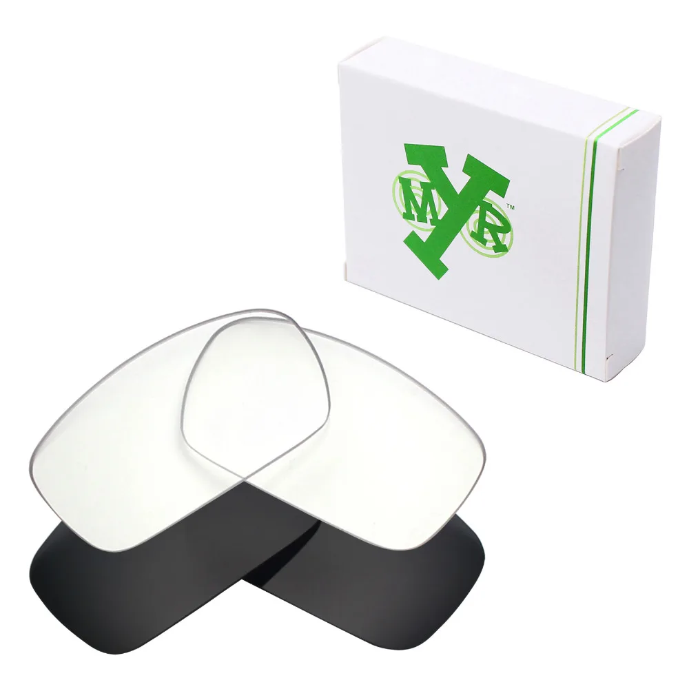2 Pairs Mryok Replacement Lenses for Oakley Crankshaft Sunglasses Stealth Black & HD Clear
2 Pairs Mryok Replacement Lenses for Oakley Crankshaft Sunglasses Stealth Black & HD Clear