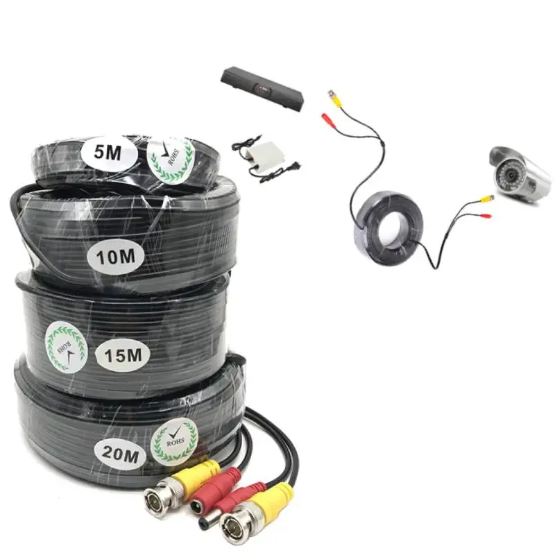 High quality 5~30M CCTV DVR Camera Recorder system Video Cable DC Power Security Surveillance BNC Cable Installation Accessories
High quality 5~30M CCTV DVR Camera Recorder system Video Cable DC Power Security Surveillance BNC Cable Installation Accessories