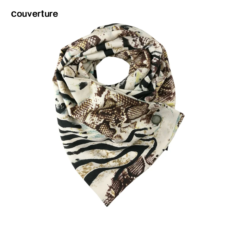 Couverture High Quality Women Silk Scarf Leopard Zebra Snake skin Print Pattern Foulard Silk Shawls and Scarves echarpe femme
Couverture High Quality Women Silk Scarf Leopard Zebra Snake skin Print Pattern Foulard Silk Shawls and Scarves echarpe femme