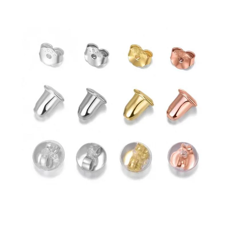 Sauvoo 20pcs/lot S925 Sterling Silver Butterfly Earring Backs 5mm Earring Stoppers Ear Post Nuts Earring Accessories Jewelry
Sauvoo 20pcs/lot S925 Sterling Silver Butterfly Earring Backs 5mm Earring Stoppers Ear Post Nuts Earring Accessories Jewelry