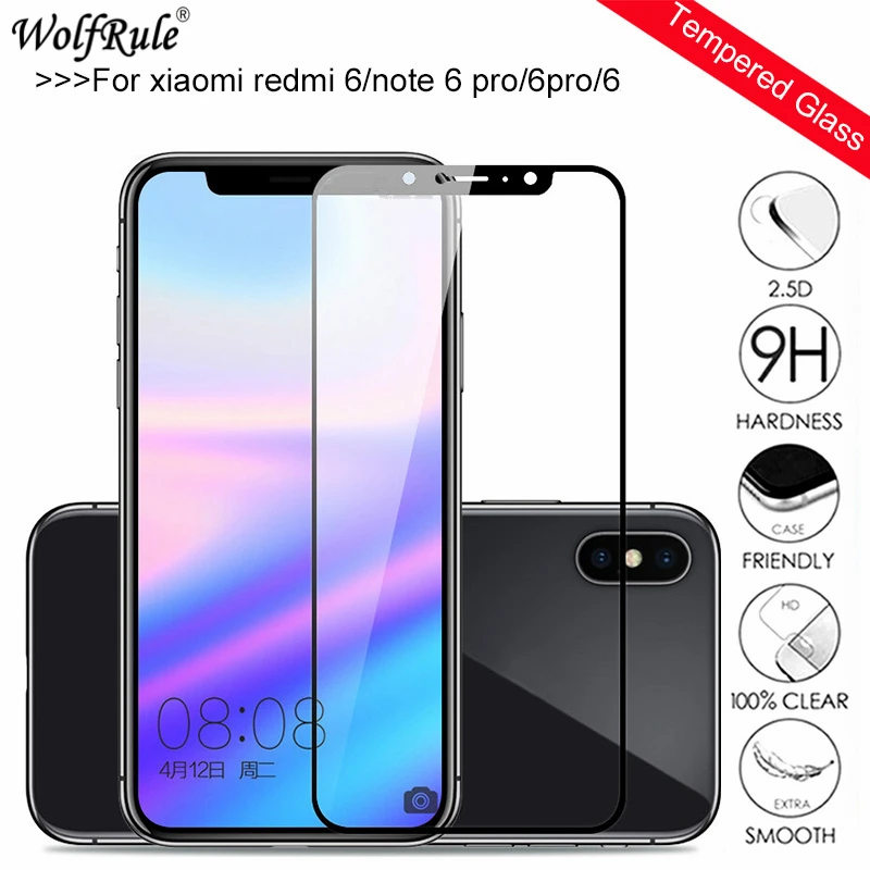 Full Cover Tempered Glass For On Xiaomi Redmi Note 6 Pro Screen Protector For Xiaomi Redmi Note 6 Pro Glass Redmi Note 6 HD Flim
Full Cover Tempered Glass For On Xiaomi Redmi Note 6 Pro Screen Protector For Xiaomi Redmi Note 6 Pro Glass Redmi Note 6 HD Flim