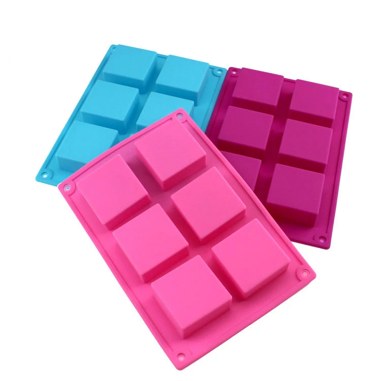 DIY 6 Cups Square Brick Silicone Soap Mold Silicone Ice Trays Mold Cake Chocolate Candy Mold For Kitchen Cooking Tools CL016
DIY 6 Cups Square Brick Silicone Soap Mold Silicone Ice Trays Mold Cake Chocolate Candy Mold For Kitchen Cooking Tools CL016