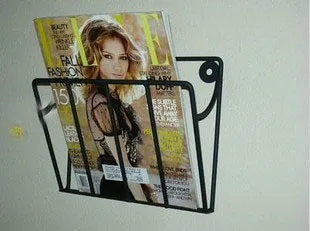 European Metal Wire Magazine Rack Bathroom Organizer Rack Wall Mounted Newspaper Rack File Organizer Rack 28x9x25cm
European Metal Wire Magazine Rack Bathroom Organizer Rack Wall Mounted Newspaper Rack File Organizer Rack 28x9x25cm