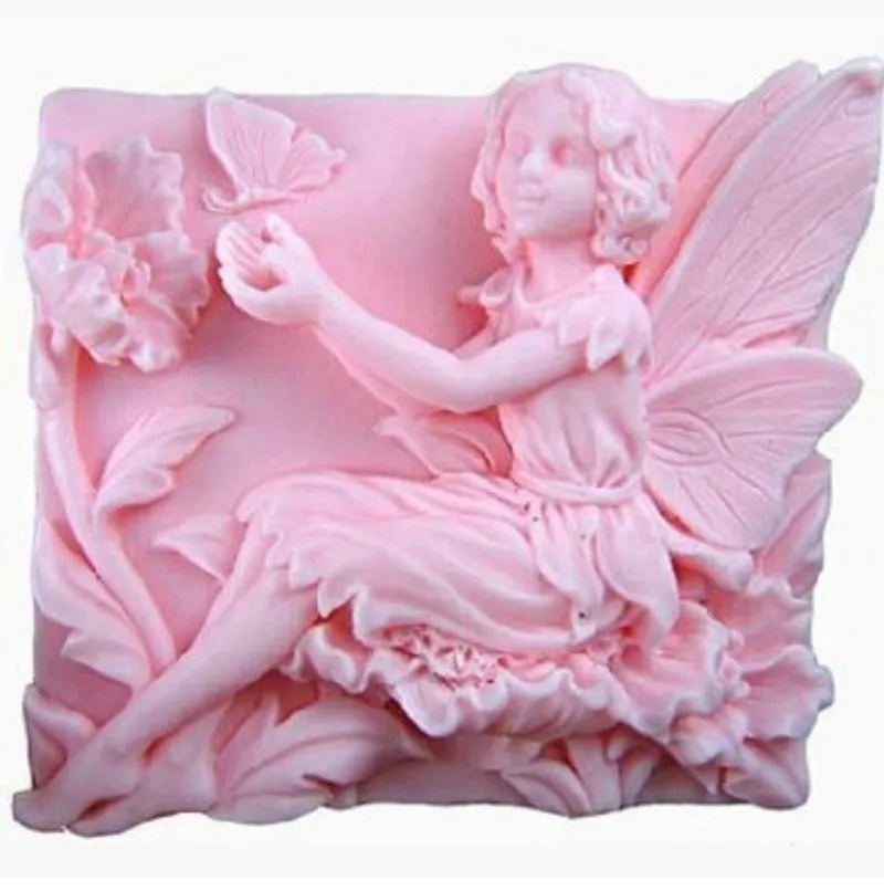 3D Fairy Mold For Handmade soap Making DIY Silicone aromatherapy gypsum ornaments cake decoration molds 3d angel flower mould
3D Fairy Mold For Handmade soap Making DIY Silicone aromatherapy gypsum ornaments cake decoration molds 3d angel flower mould