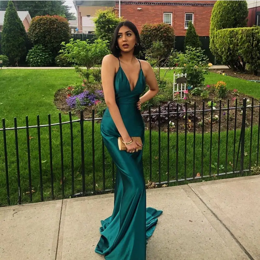Spaghetti Straps Evening Dress Long Mermaid Backless Prom Party Dresses Robe De Soiree Abiye Gece Elbisesi
Spaghetti Straps Evening Dress Long Mermaid Backless Prom Party Dresses Robe De Soiree Abiye Gece Elbisesi