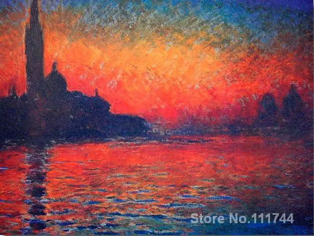 oil painting of landscapes San giorgio maggiore by twilight Red by Claude Monet art High quality Handmade
oil painting of landscapes San giorgio maggiore by twilight Red by Claude Monet art High quality Handmade
