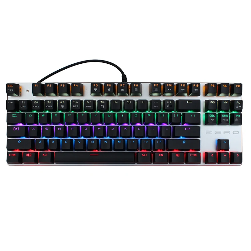 METOO Gaming Mechanical Keyboard 87key Anti-ghosting Luminous Blue Black Red Switch Backlit led wired Keyboard Russian sticker
METOO Gaming Mechanical Keyboard 87key Anti-ghosting Luminous Blue Black Red Switch Backlit led wired Keyboard Russian sticker
