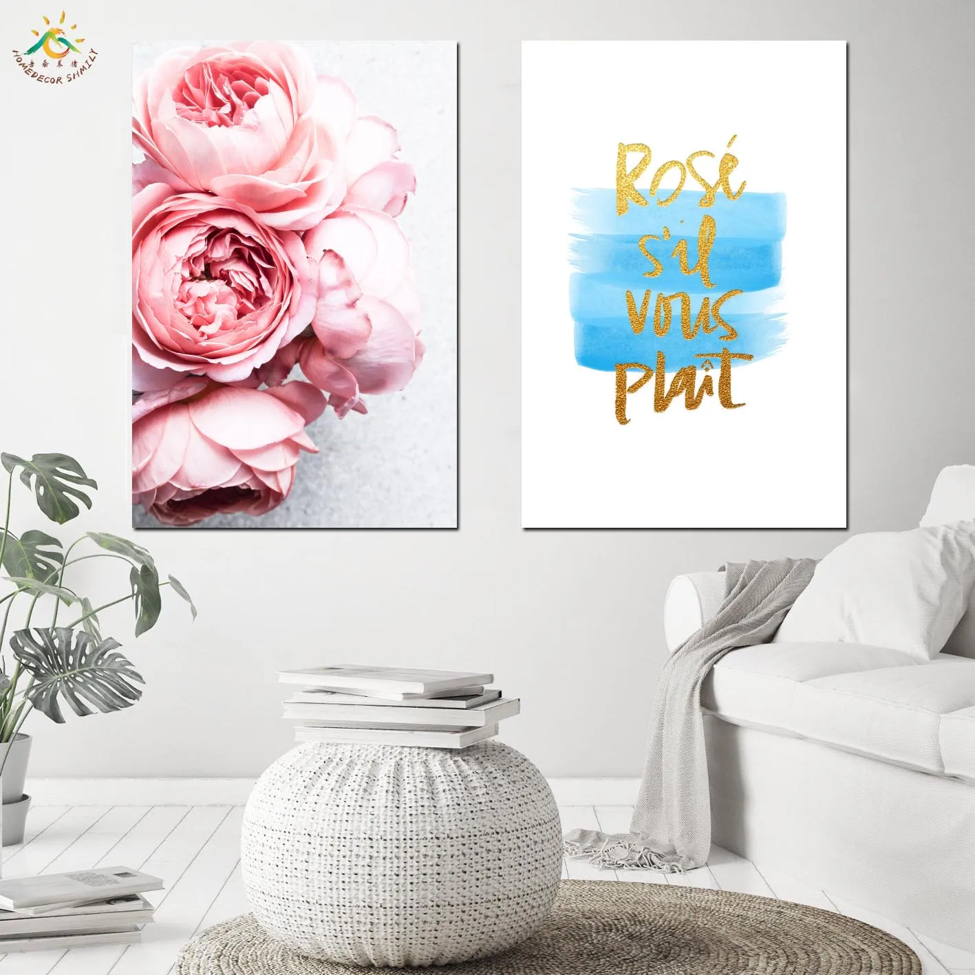 Scandinavian Style Pink Flower Painting Wall Art Canvas Posters Nordic Prints Decorative Picture Modern Home Bedroom Decoration
Scandinavian Style Pink Flower Painting Wall Art Canvas Posters Nordic Prints Decorative Picture Modern Home Bedroom Decoration