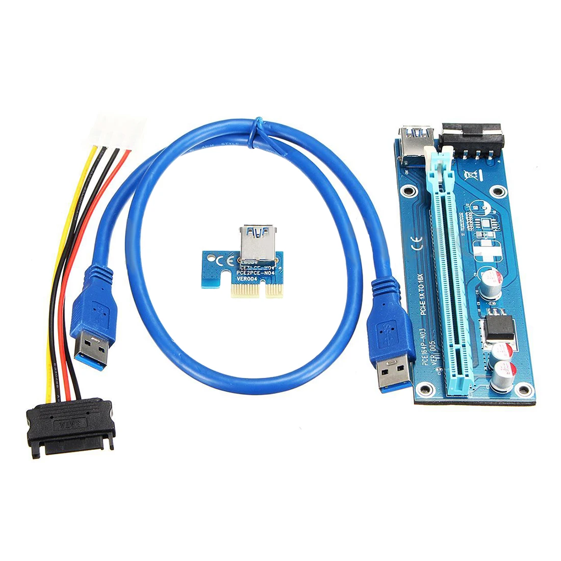 5x USB 3,0 PCI-E Express 1x к 16x расширитель переходника адаптера SATA кабель питания
5x USB 3,0 PCI-E Express 1x к 16x расширитель переходника адаптера SATA кабель питания