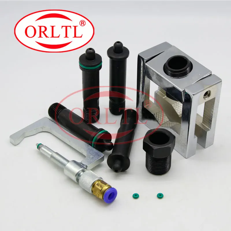 

ORLTL Auto Common Rail Injector Clamping Tool Universal Grippers Diesel Oil return Device E1024004 for Bosch series Injectors