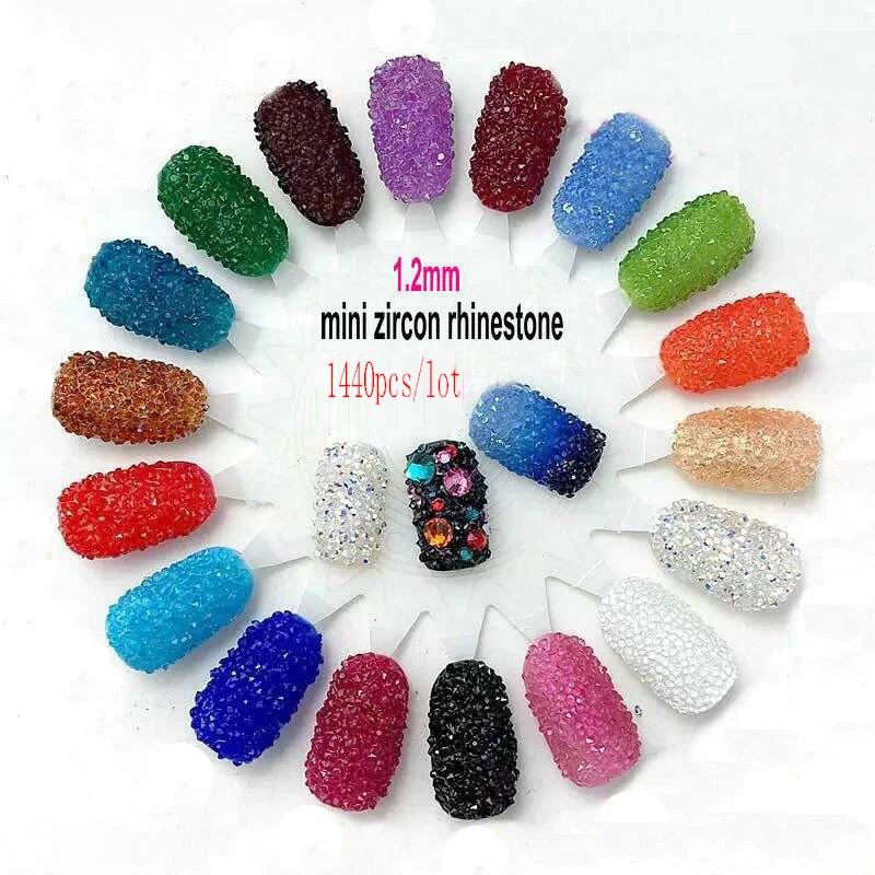 Non Hotfix Crystal Rhinestones 1.2mm Diamond Nail Art Crystal AB Strass Flatback Stones DIY 3D Gems decoration
Non Hotfix Crystal Rhinestones 1.2mm Diamond Nail Art Crystal AB Strass Flatback Stones DIY 3D Gems decoration